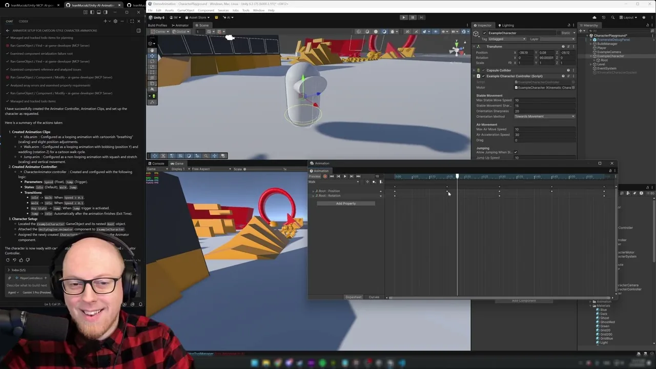 Unity-Animationen mit KI in unter einer Minute erzeugen